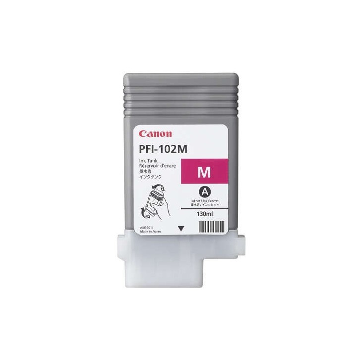 Canon PFI102 Magenta Tinteiro Original - 0897B001/PFI-102M
