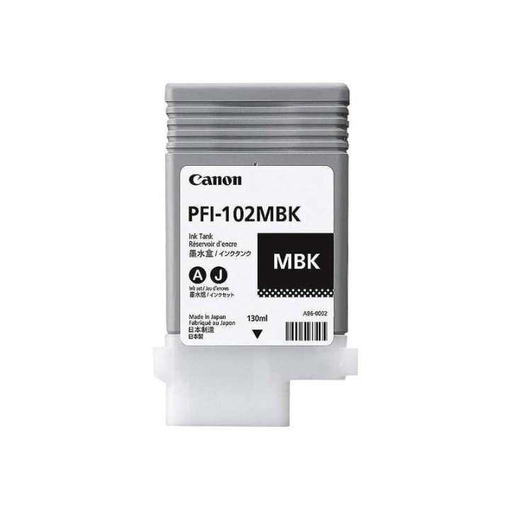 Canon PFI102 Preto Mate Tinteiro Original - 0894B001/PFI-102MBK