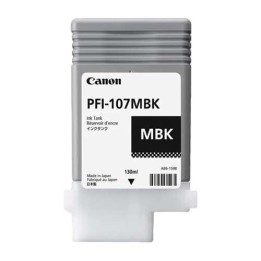 Canon PFI107 Preto Mate Tinteiro Original - 6704B001/PFI-107MBK