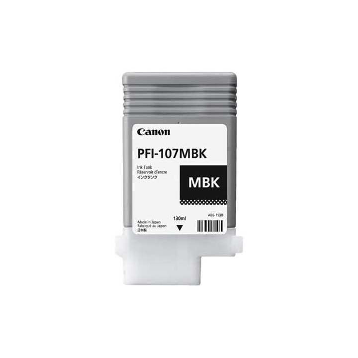 Canon PFI107 Preto Mate Tinteiro Original - 6704B001/PFI-107MBK