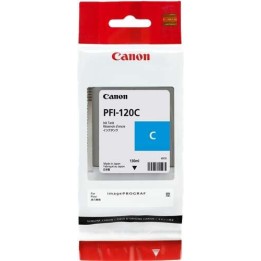 Canon PFI120 Ciano Tinteiro Original - 2886C001/PFI-120C