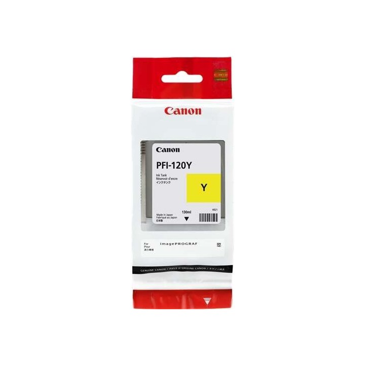 Canon PFI120 Amarelo Tinteiro Original - 2888C001/PFI-120E