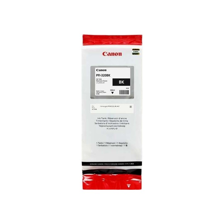Canon PFI320 Preto Tinteiro Original - 2890C001/PFI-320BK