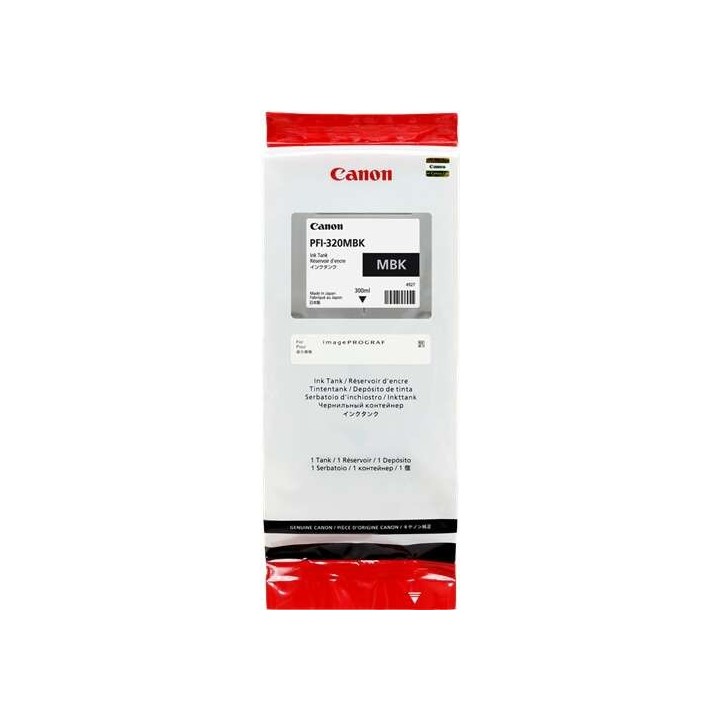 Canon PFI320 Preto Mate Tinteiro Original - 2889C001/PFI-320MBK