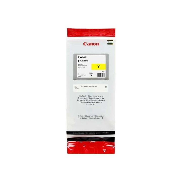 Canon PFI320 Amarelo Tinteiro Original - 2893C001/PFI-320E
