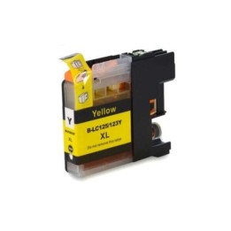 Brother LC123XL/LC121XL Amarelo Tinteiro Compatível