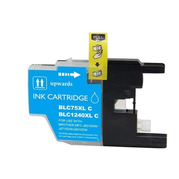 Brother LC1240XL/LC1220XL/LC1280XL Ciano Tinteiro Compatível