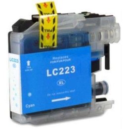 Brother LC223/LC221 Ciano Tinteiro Compatível