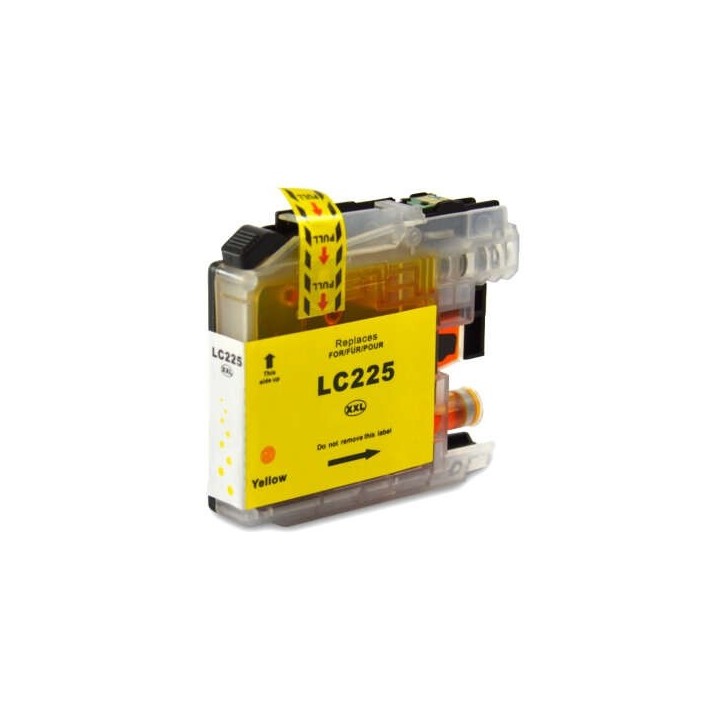 Brother LC225XL Amarelo Tinteiro Compatível