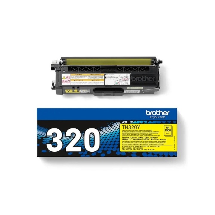 Brother TN320 Amarelo Toner Original - TN320E