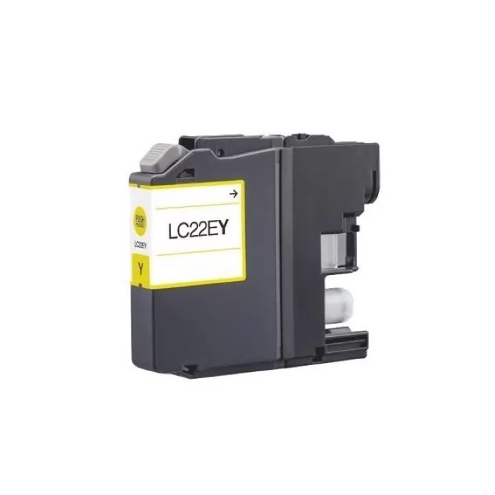 Brother LC22E Amarelo Tinteiro Compatível