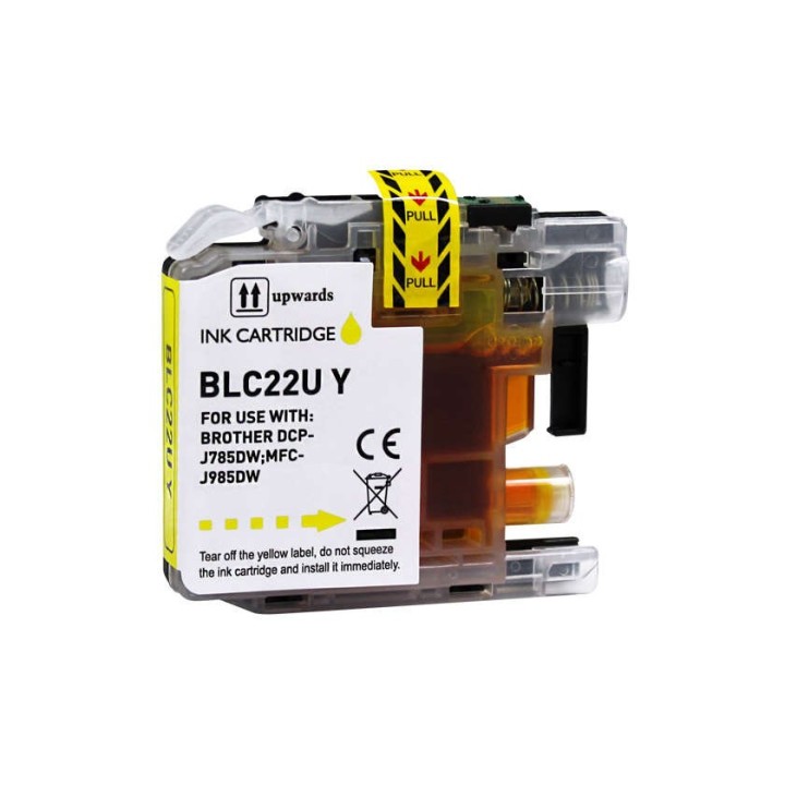 Brother LC22U Amarelo Tinteiro Compatível