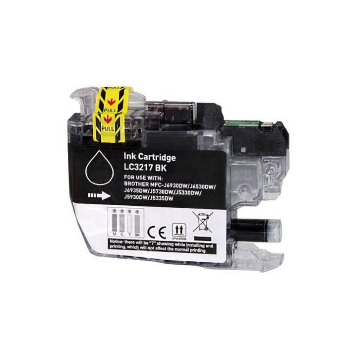 Brother LC3217 Preto Tinteiro Compatível