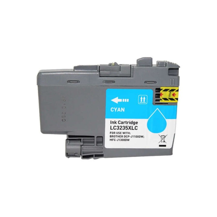 Brother LC3235XL/LC3233 Ciano Tinteiro Compatível