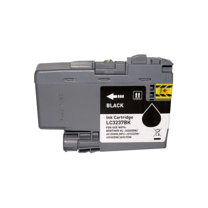 Brother LC3237 Preto Tinteiro Pigmentada Compatível