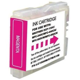 Brother LC1000XL/LC970XL Magenta Tinteiro Compatível - Substitui LC100