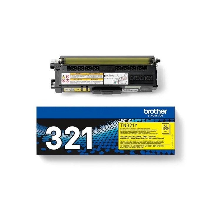 Brother TN321 Amarelo Toner Original - TN321E