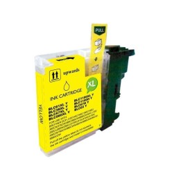 Brother LC980XL/LC1100XL/LC985XL Amarelo Tinteiro Compatível