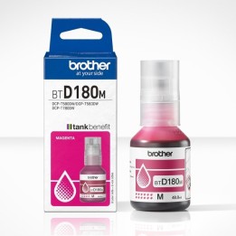 Brother BTD180M Magenta Frasco de Tinta Original - BTD180M