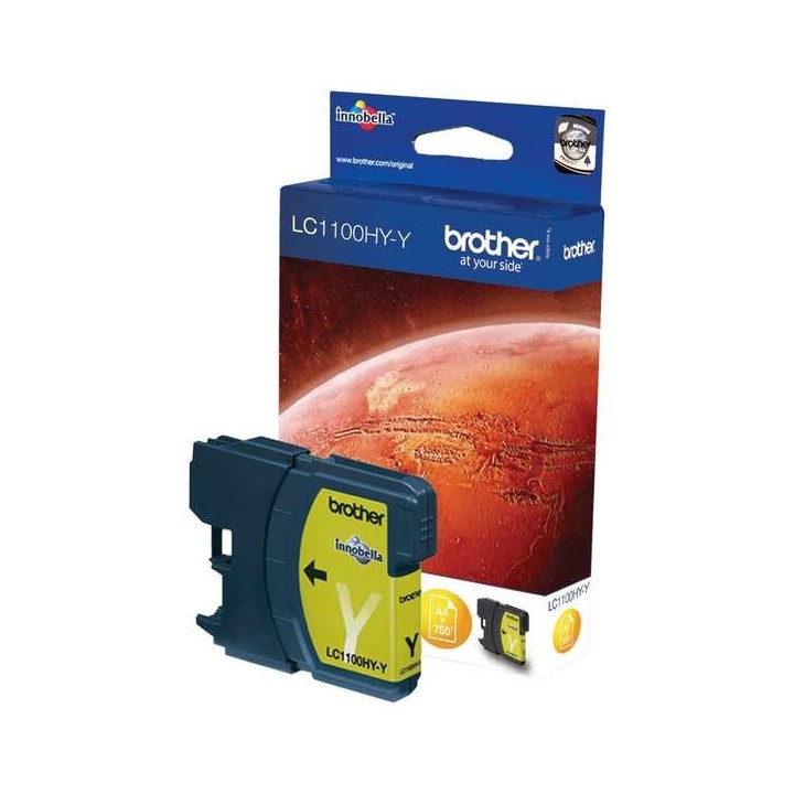 Brother LC1100XL Amarelo Tinteiro Original - LC1100HYY