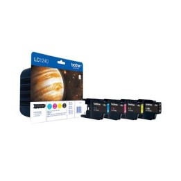 Brother LC1240 Pack de 4 Cartuchos de Tinta Originais - LC1240VALBP