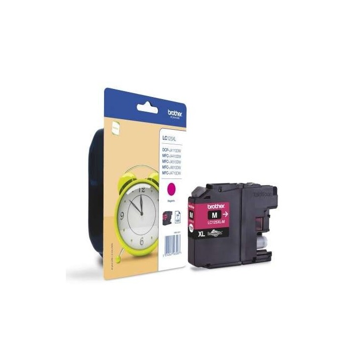 Brother LC125XL Magenta Tinteiro Original - LC125XLMBP