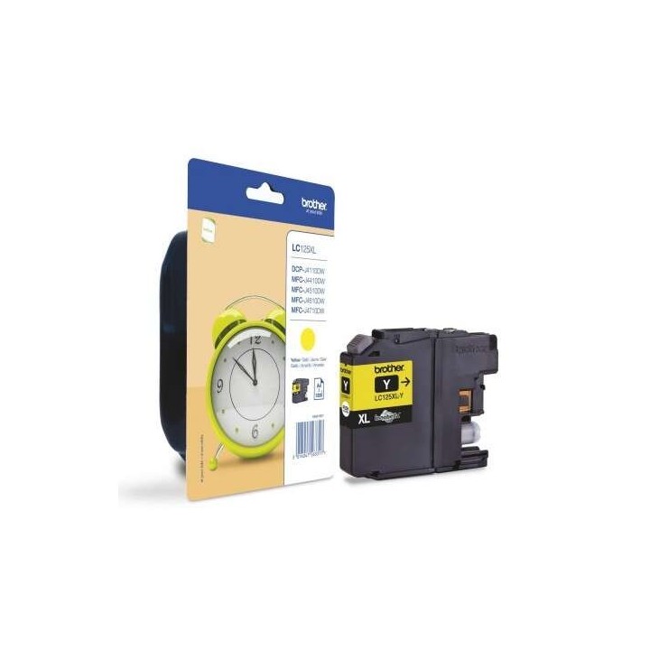Brother LC125XL Amarelo Tinteiro Original - LC125XLYBP