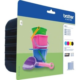 Brother LC221 Pack de 4 Cartuchos de Tinta Originais - LC221VALBP