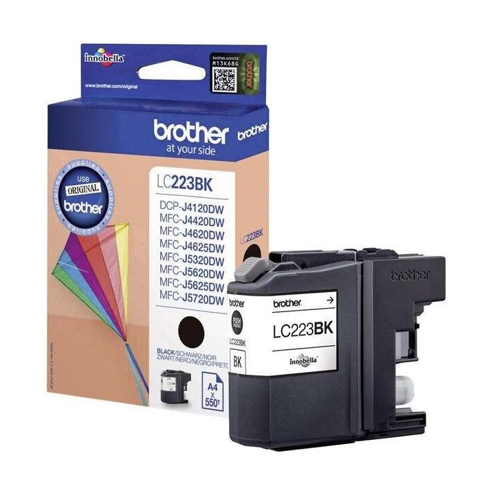 Brother LC223 Preto Tinteiro Original - LC223BKBP