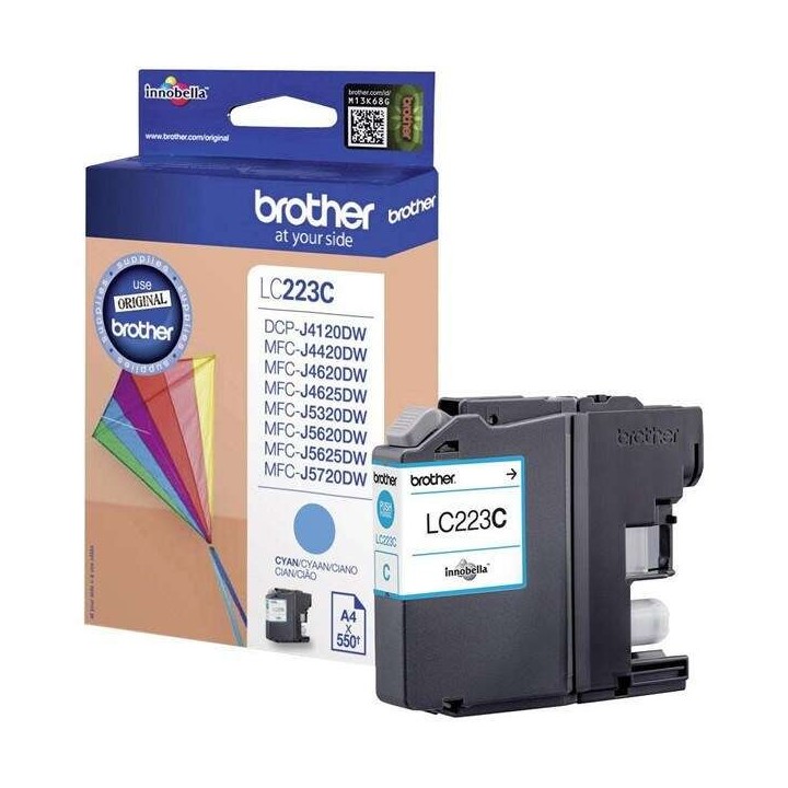 Brother LC223 Ciano Tinteiro Original - LC223CBP
