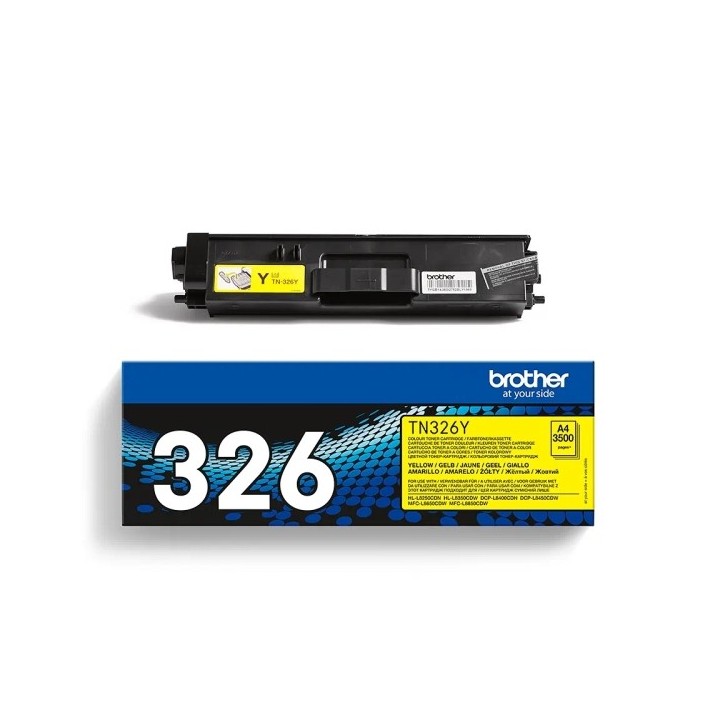 Brother TN326 Amarelo Toner Original - TN326E