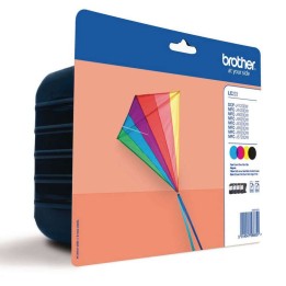 Brother LC223 Pack de 4 Cartuchos de Tinta Originais - LC223VALBP