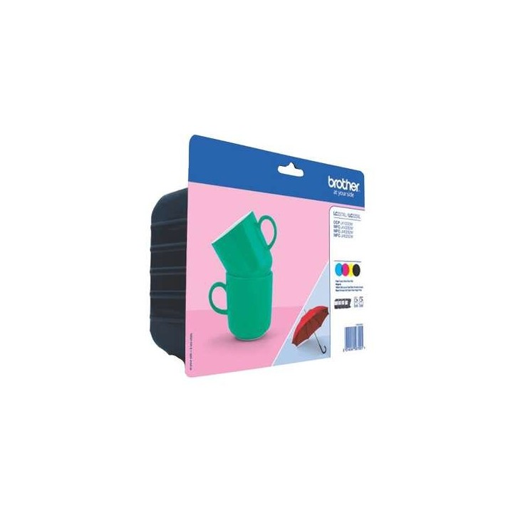 Brother LC227XL/LC225XL Pack de 4 Cartuchos de Tinta Originais - LC227