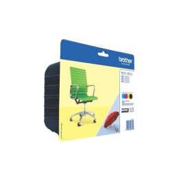 Brother LC229XL/LC225XL Pack de 4 Cartuchos de Tinta Originais - LC229