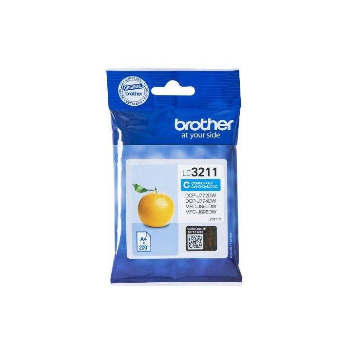 Brother LC3211 Ciano Tinteiro Original - LC3211C
