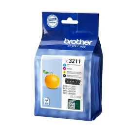 Brother LC3211 Pack de 4 Cartuchos de Tinta Originais - LC3211VAL