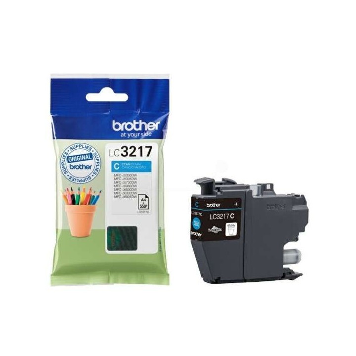 Brother LC3217 Ciano Tinteiro Original - LC3217C