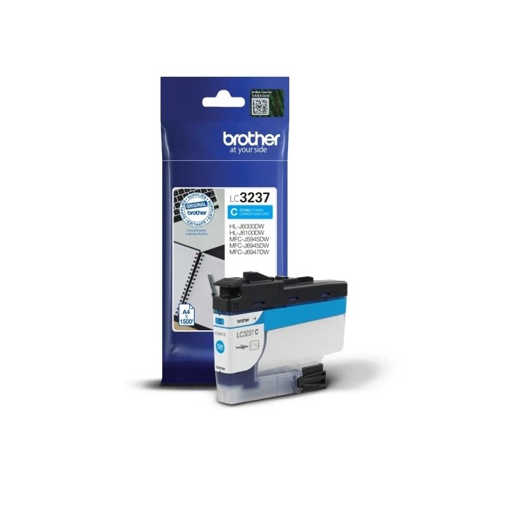 Brother LC3237 Ciano Tinteiro Original - LC3237C