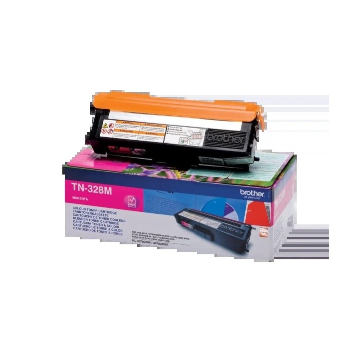 Brother TN328 Magenta Toner Original - TN328M