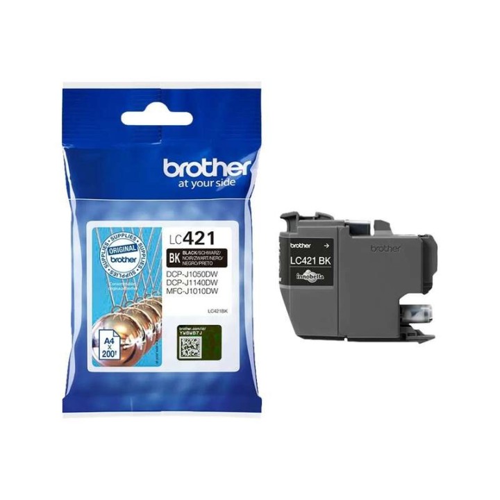 Brother LC421 Preto Tinteiro Original - LC421BK