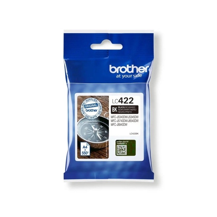 Brother LC422 Preto Tinteiro Original - LC422BK