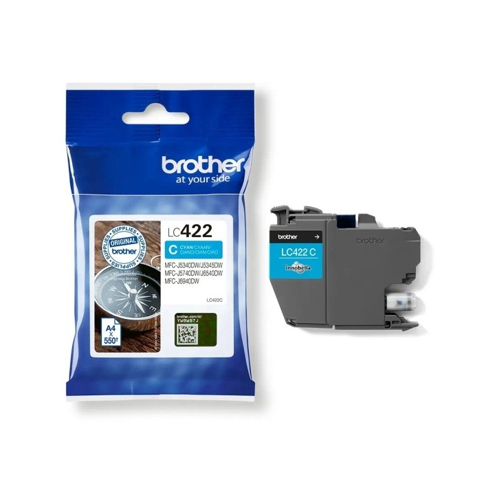Brother LC422 Ciano Tinteiro Original - LC422C