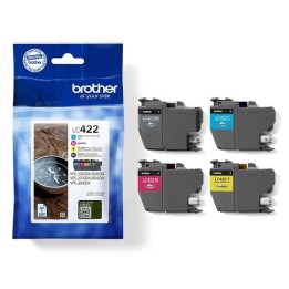 Brother LC422 Pack de 4 Cartuchos de Tinta Originais - LC422VAL