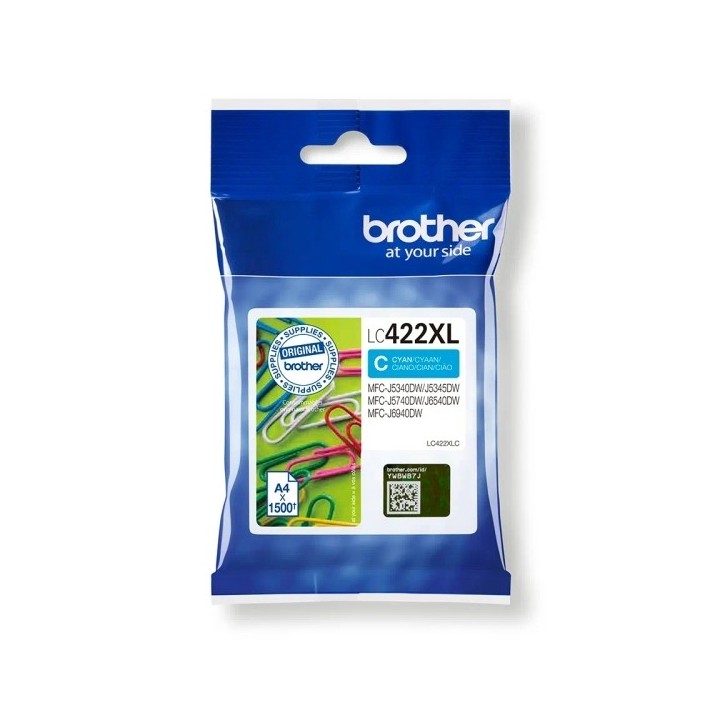 Brother LC422XL Ciano Tinteiro Original - LC422XLC