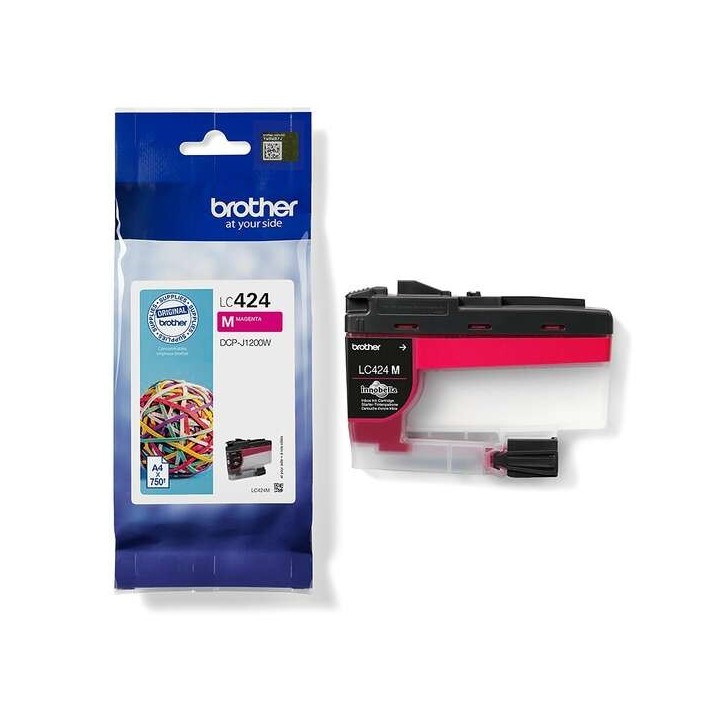 Brother LC424 Magenta Tinteiro Original - LC424M