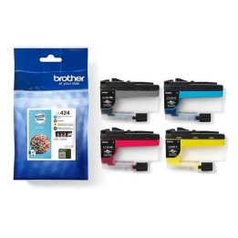 Brother LC424 Pack de 4 Cartuchos de Tinta Originais - LC424VAL