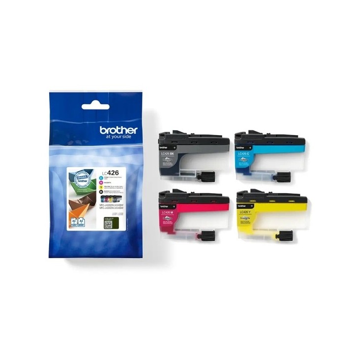 Brother LC426 Pack de 4 Cartuchos de Tinta Originais - LC426VAL