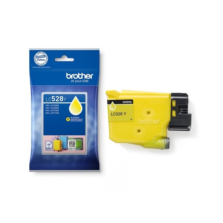 Brother LC528 Amarelo Tinteiro Original - LC528E