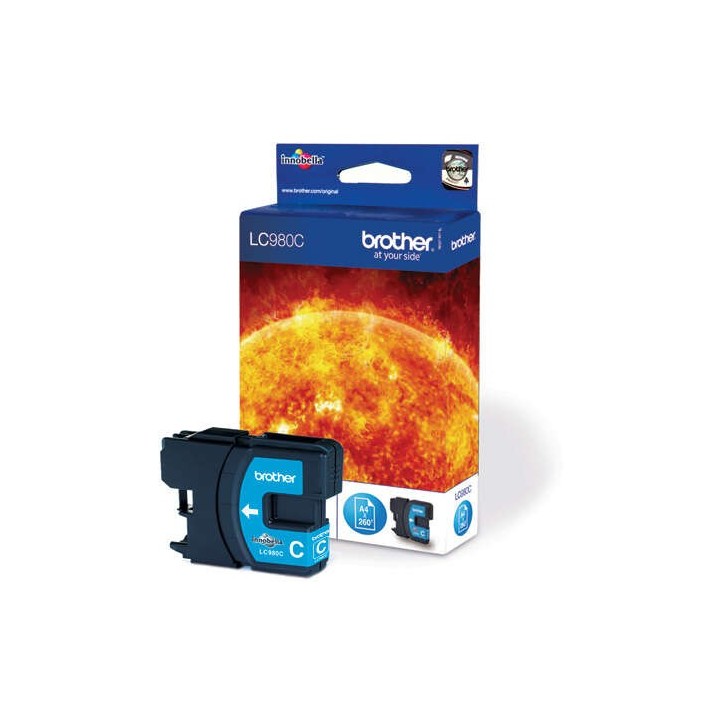 Brother LC980 Ciano Tinteiro Original - LC980C
