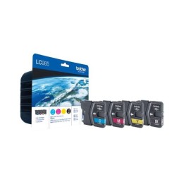 Brother LC985 Pack de 4 Cartuchos de Tinta Originais - LC985VALBP